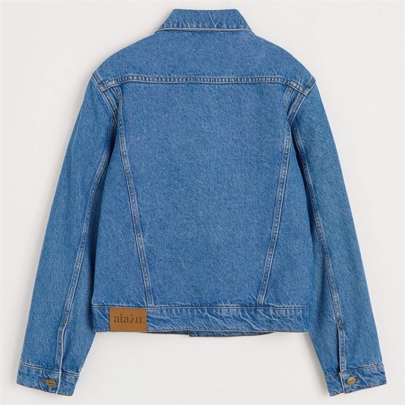 Aiayu Cleo Denim Jacket, Clear Blue